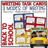 Back to School Writing Prompts and Activities