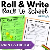 Back to School Writing - Roll & Write Activity - Print & Digital