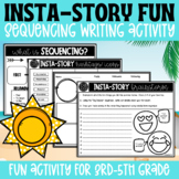 Back to School Writing & Sequencing Activity: Insta-Story Fun