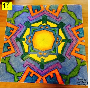 Back to School Writing and Art Project - Name Mandalas | TPT