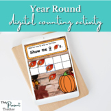 Back to School Year-Round Primary Digital Counting Activities