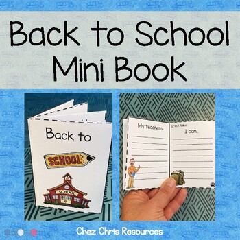 A Back To School Mini Book : Class - Favorite Day - Teachers And School 