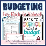 Back to School Activities DIGITAL Math Project Based Learn