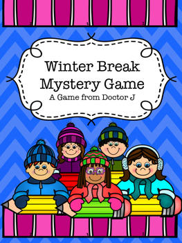 Preview of FREE Back to School after Winter/Christmas Break Mystery Game