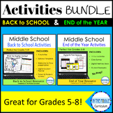 Back to School and End of the Year Activities Bundle