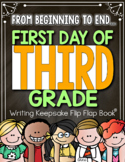 Back to School First Day of Third Grade Flip Flap Book® | 