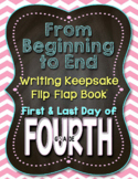 First Day of 4th Grade Flip Flap Book® | Distance Learning