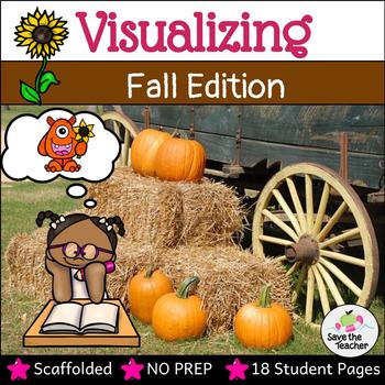 Preview of Back to School and Fall Visualizing Activities Distance Learning Worksheets