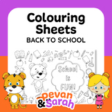 Back to School colouring sheets | Mindfulness, SEL colouri