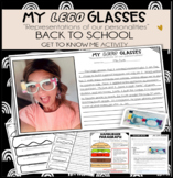 Back to School get To Know Me Lego Glasses Activity  Fun I