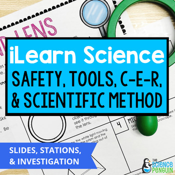 Preview of Scientific Method Activity, Science Safety, Science Tools, + CER | 5th Grade