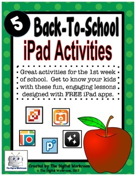 Preview of Back to School iPad Activities