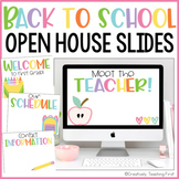 Back to School l Meet the Teacher l Open House Slides - Digital