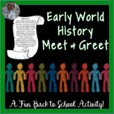 Back to School or End Year Review Early World History Meet