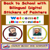 Back to School with Bilingual Digital Stickers of Painters-2