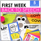 Back to Speech: Five Interactive Activities