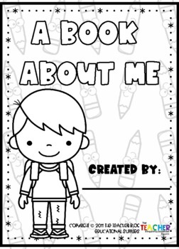 Back to school / A book about me by The Teacher Blog Educational Supplies