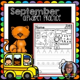 Alphabet Practice, September ABC Practice