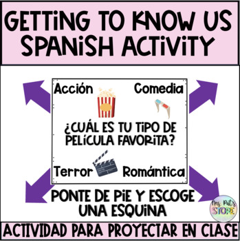Preview of Back to school Get to know us Spanish Activity
