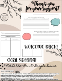 Back to school: Goal setting activity