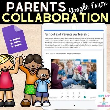 Preview of Back to school | Google Form & Letter to Parents for collaboration