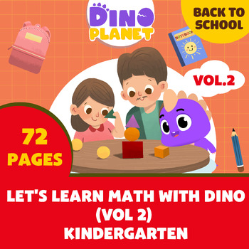 Preview of Back to school | Kindergarten Summer Packet - Math Workbook 2
