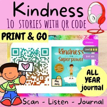 Preview of Back to school Kindness listening activity | worksheets