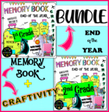 Writing Activity End of year Memory Book CRAFT BUNDLE 1st 