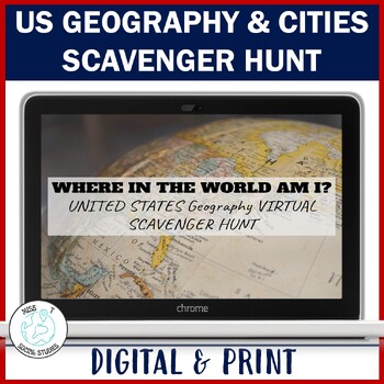Preview of End or beginning of year activities for social studies: US maps geography