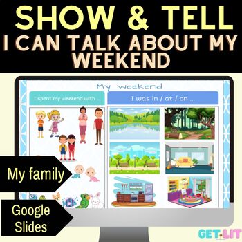 Preview of Back to school Morning meeting slides | Show and Tell: My Weekend