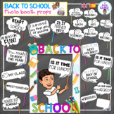 Back to school Photo Booth props- Vuelta al cole- photocal