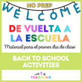 Back to school activities in Spanish | Actividades | Todo 