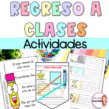 Preview of Back to school activities in Spanish/ Todo sobre mi/ All about me in Spanish