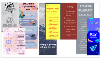 Preview of Back to school activity- Designing bookmarks and setting reading goals