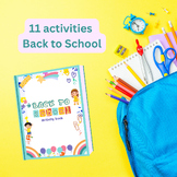 Back to school activity book