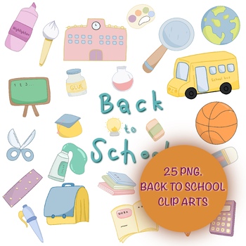 Preview of Back to school clip arts