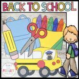 Back to school craft bundle | Backpack craft pencil bus cr