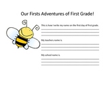 Back to school, first grade, firsties, bumblebees