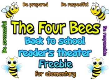 Preview of Back to school freebie classroom expectations reader's theater script