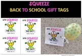 Back to school gift tag Squeeze the day