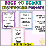 Back to school inspirational posters new school year 20230