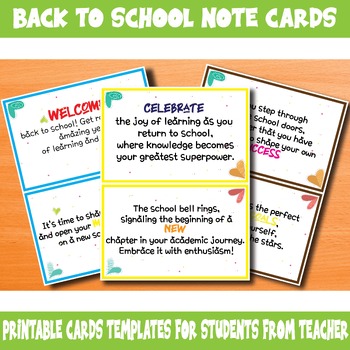 Education Opens Doors - Note Cards