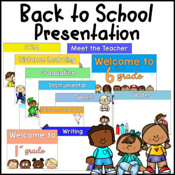 Preview of 100 slides for Back to school presentation for PowerPoint