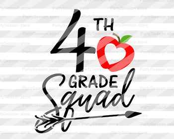 Download Back To School Svg Files 4th Grade Svg Teacher Tribe Svg By Partyseason