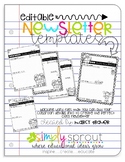 Back to school weekly newsletter templates for teachers