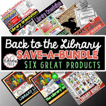 Preview of Back to the Library Bundle