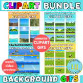 Background Clipart for Boom Cards and Google slides
