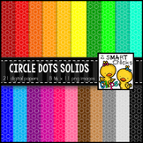 Background Paper – Circle Dots Solids Bundle
