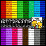 Background Paper – Fuzzy Stripes Glitter
