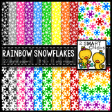 Background Paper – Rainbow Snowflake Bundle